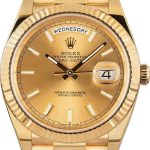 Luxury Pre-Owned Rolex Day-Date 228238 Gold Watch - Investment Grade