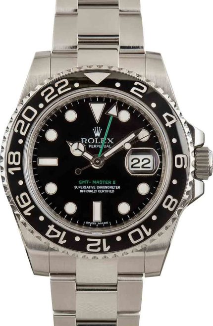 Mens Rolex GMT-Master II Ref 116710 Black Dial