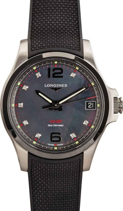 Ladies Longines Conquest V.H.P. Black