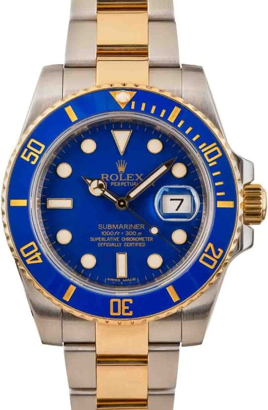 Authentic Pre-Owned Rolex Submariner 116613 Two-Tone Watch at Vitec Luxury