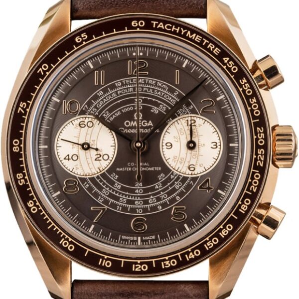 Omega Speedmaster Chronoscope Bronze Gold