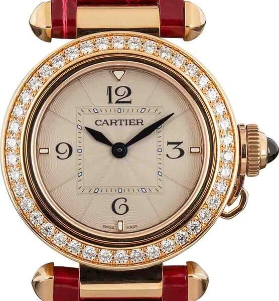 Pre-Owned Pasha De Cartier 18k RoseGold