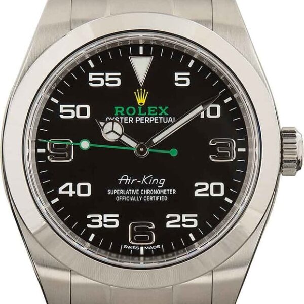 Rolex Air-King 116900 Black Arabic Dial