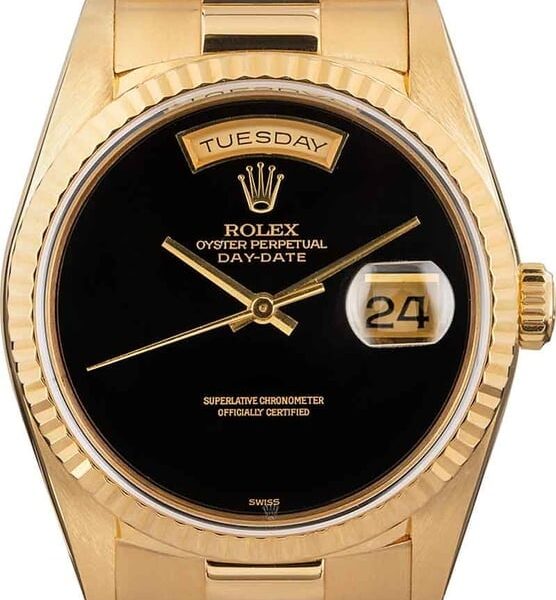 Rolex Day-Date Presidential 18238 Black Dial